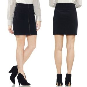 Vince Camuto zipper front Corduroy Skirt